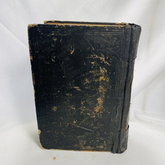 Antique 1882 SWEDISH Biblia  HARD BOUND BOOK Gleerup 1st Edition 7th Print - Picture 4 of 12